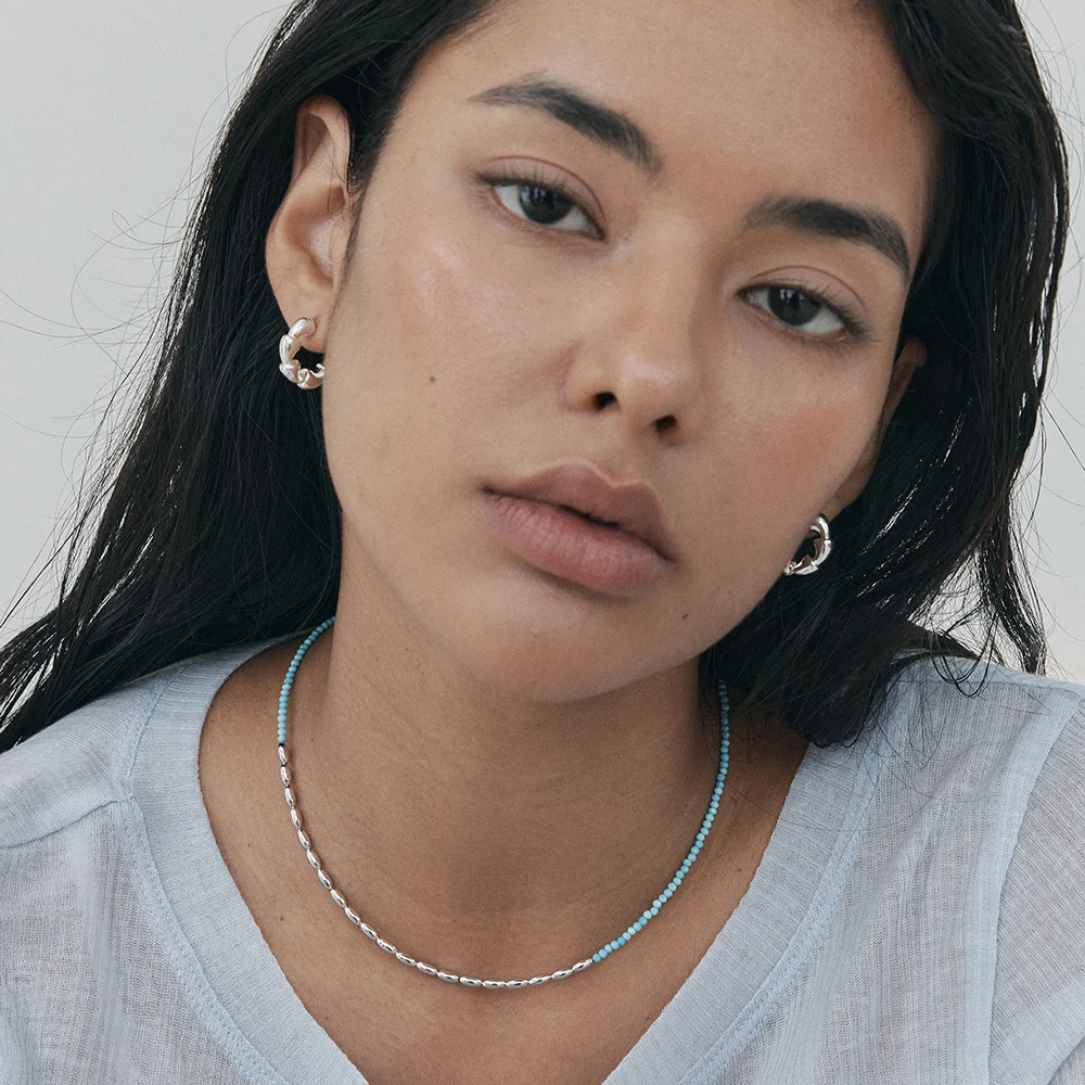 신세계인터넷면세점-아티카 로우-necklace-Eggball Turkish Stone Necklace