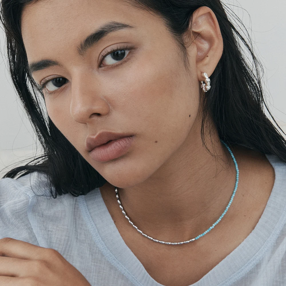 신세계인터넷면세점-아티카 로우-necklace-Eggball Turkish Stone Necklace