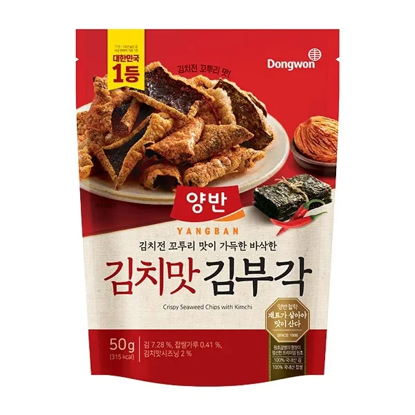 신세계인터넷면세점-동원에프앤비-양반 김치맛김부각 50g