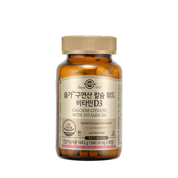 신세계인터넷면세점-솔가-솔가 구연산 칼슘 위드 비타민D3 (90정)