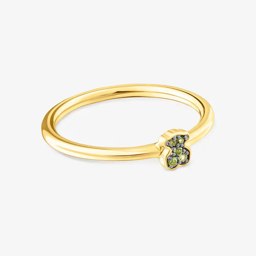 신세계인터넷면세점-토스-ring-New Motif vermeil silver ring with chrome diopside bear 12