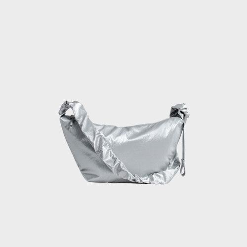 Daily Shirring Bag M Sleek Silver