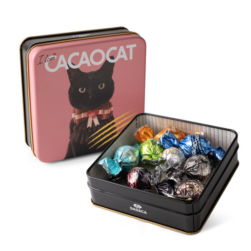 韩际新世界网上免税店-CACAO CAT-CHOCOLATE_SWEETS-I LOVE CACAOCAT 8 pieces(tin)   