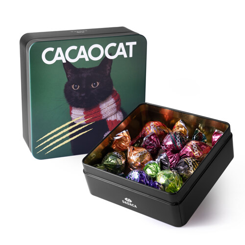 韩际新世界网上免税店-CACAO CAT-CHOCOLATE_SWEETS-CACAOCAT CHRISTMAS 8 pieces(tin)   