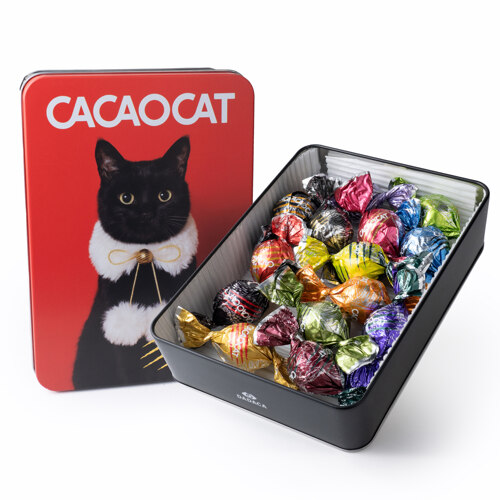 韩际新世界网上免税店-CACAO CAT-CHOCOLATE_SWEETS-CACAOCAT RED 14 pieces(tin)   