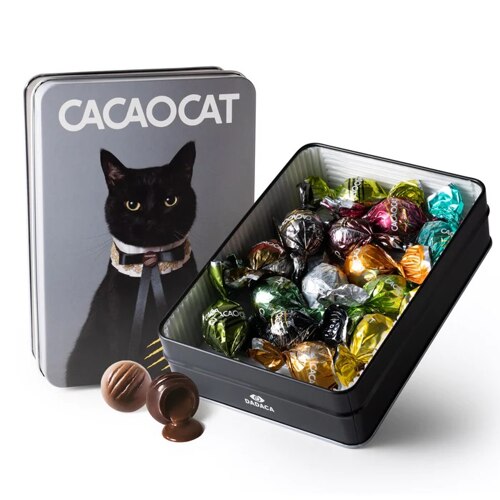 韩际新世界网上免税店-CACAO CAT-CHOCOLATE_SWEETS-CACAOCAT CAT 14 pieces(tin)   