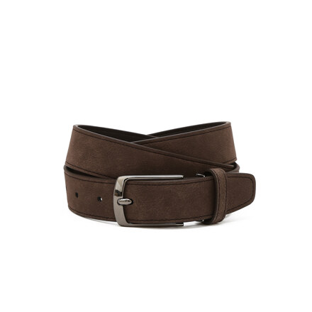HJBE6F018W3 BROWN LEATHER BELT 腰带