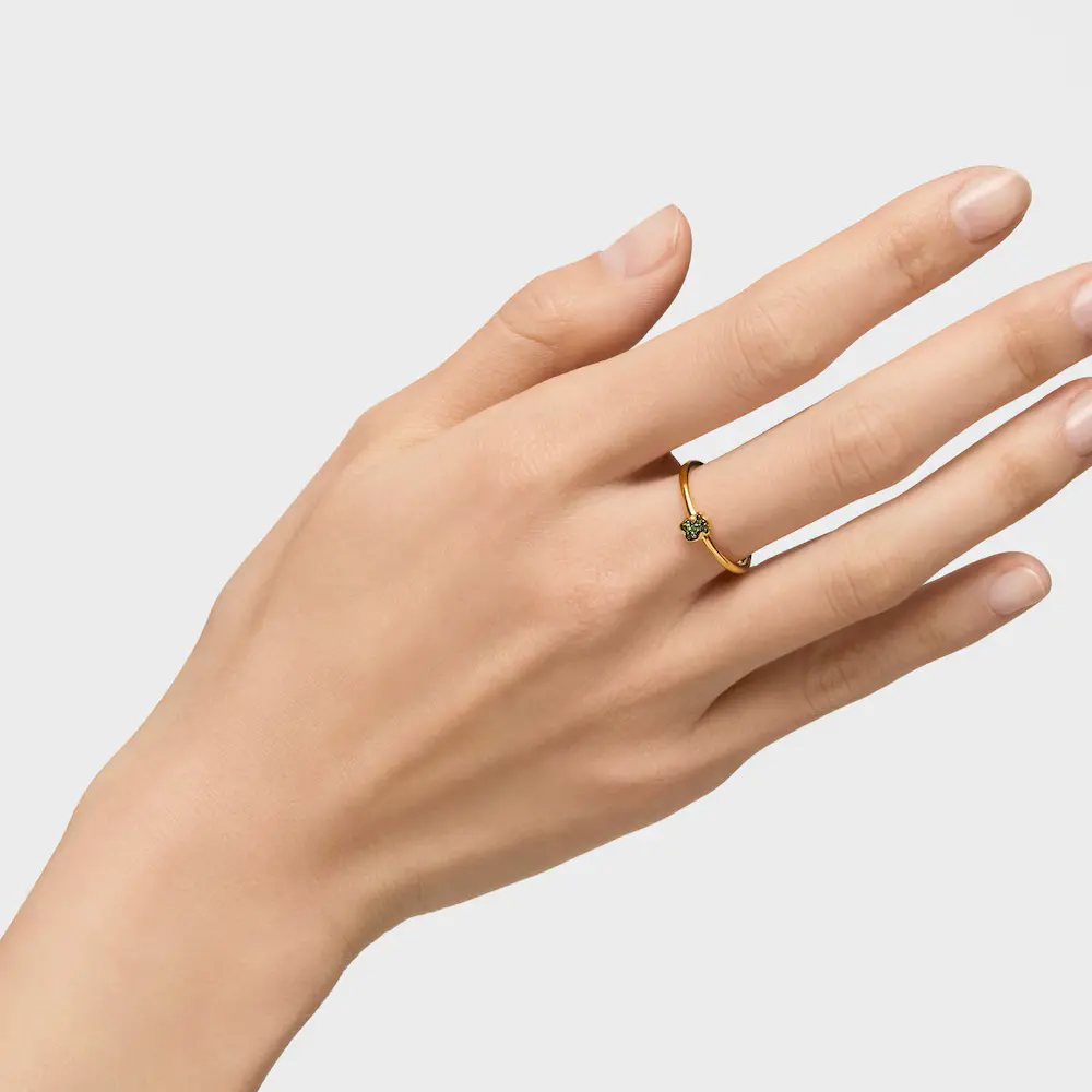 신세계인터넷면세점-토스-ring-New Motif vermeil silver ring with chrome diopside bear 14