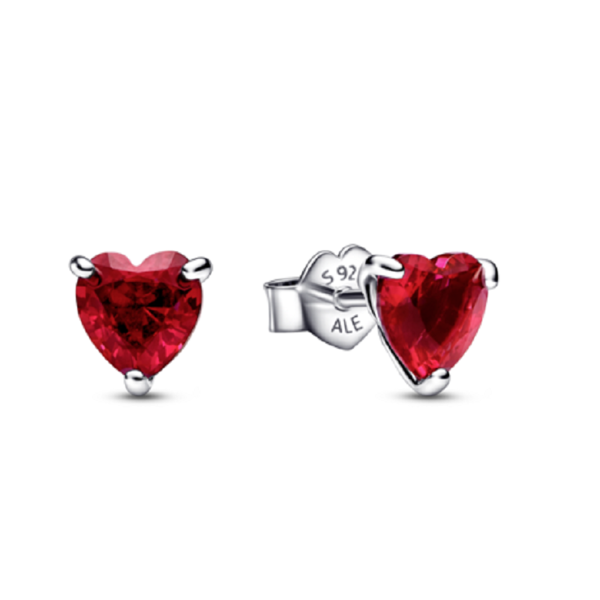 신세계인터넷면세점-판도라-earring-레드 하트 스터드 이어링