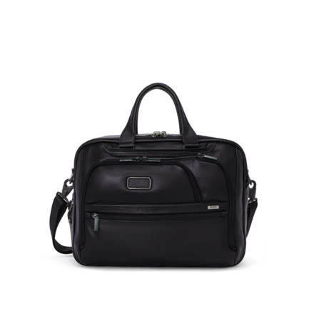 TUMI ALPHA 알파 미디엄 15인치 확장형 브리프케이스 서류가방 블랙