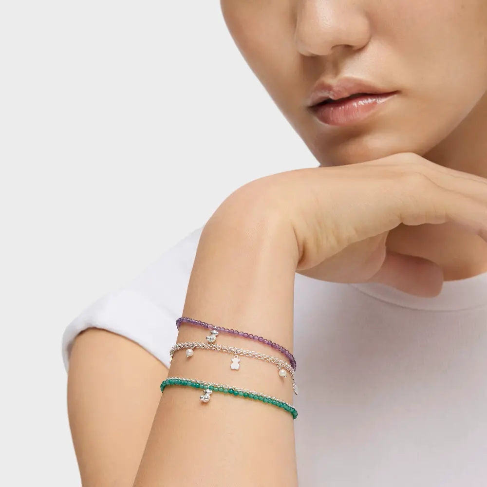 신세계인터넷면세점-토스-ring-Bold Bear Silver and Amethyst Bracelet