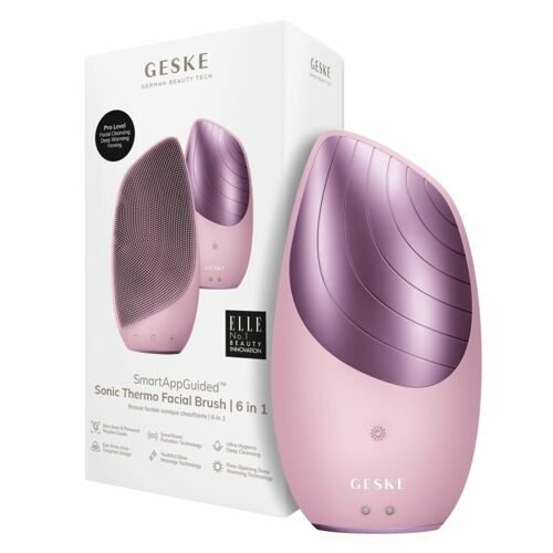 韩际新世界网上免税店-GESKE--GESKE Sonic Thermo Facial Brush 6 in 1_粉色