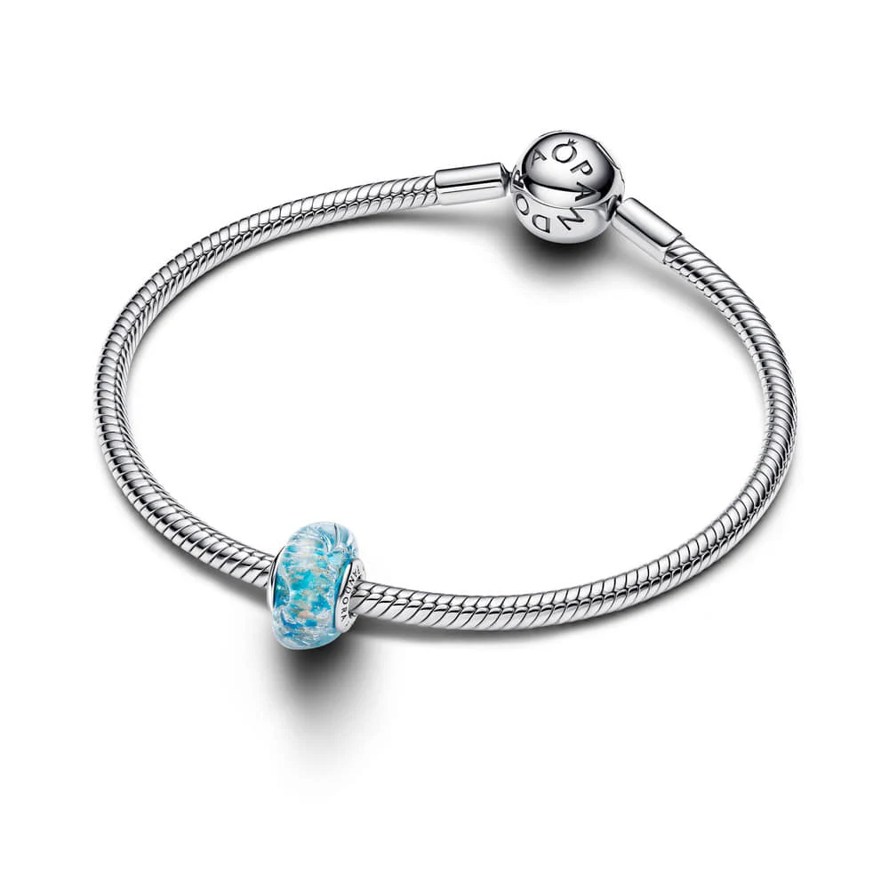 신세계인터넷면세점-판도라-bracelet-터콰이즈 무라노 글라스 & 글리터 참