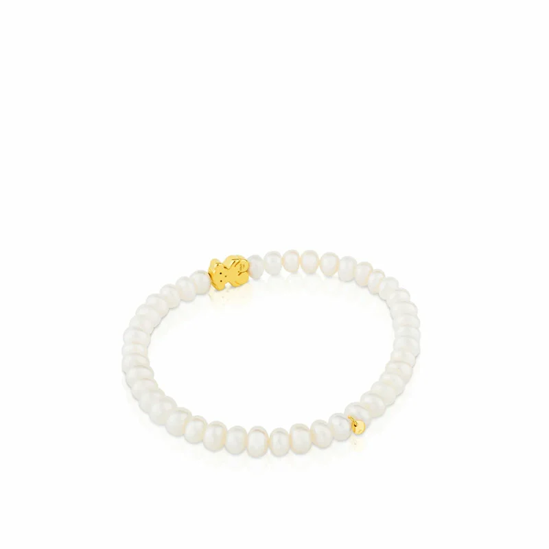 신세계인터넷면세점-토스-bracelet-Gold SweetDolls Bracelet with pearls & Bear motif