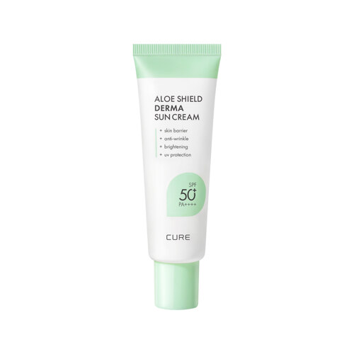 큐어 알로에 쉴드 더마 선크림40ml(유기자차)