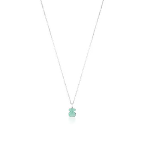 Silver New Color Necklace with Amazonite