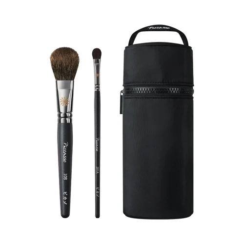 [免税专用] 眼影+腮红刷套装（207A+108+纤薄立式收纳化妆包）