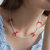 신세계인터넷면세점-챠미-necklace-blooming ribbon beads-necklace