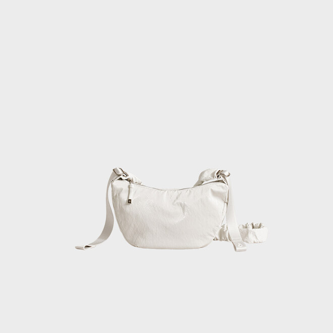 Daily Shirring Bag S Sleek White