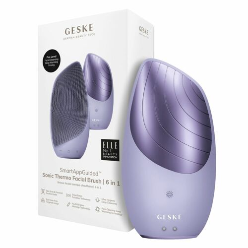 韩际新世界网上免税店-GESKE--GESKE Sonic Thermo Facial Brush 6 in 1_紫色