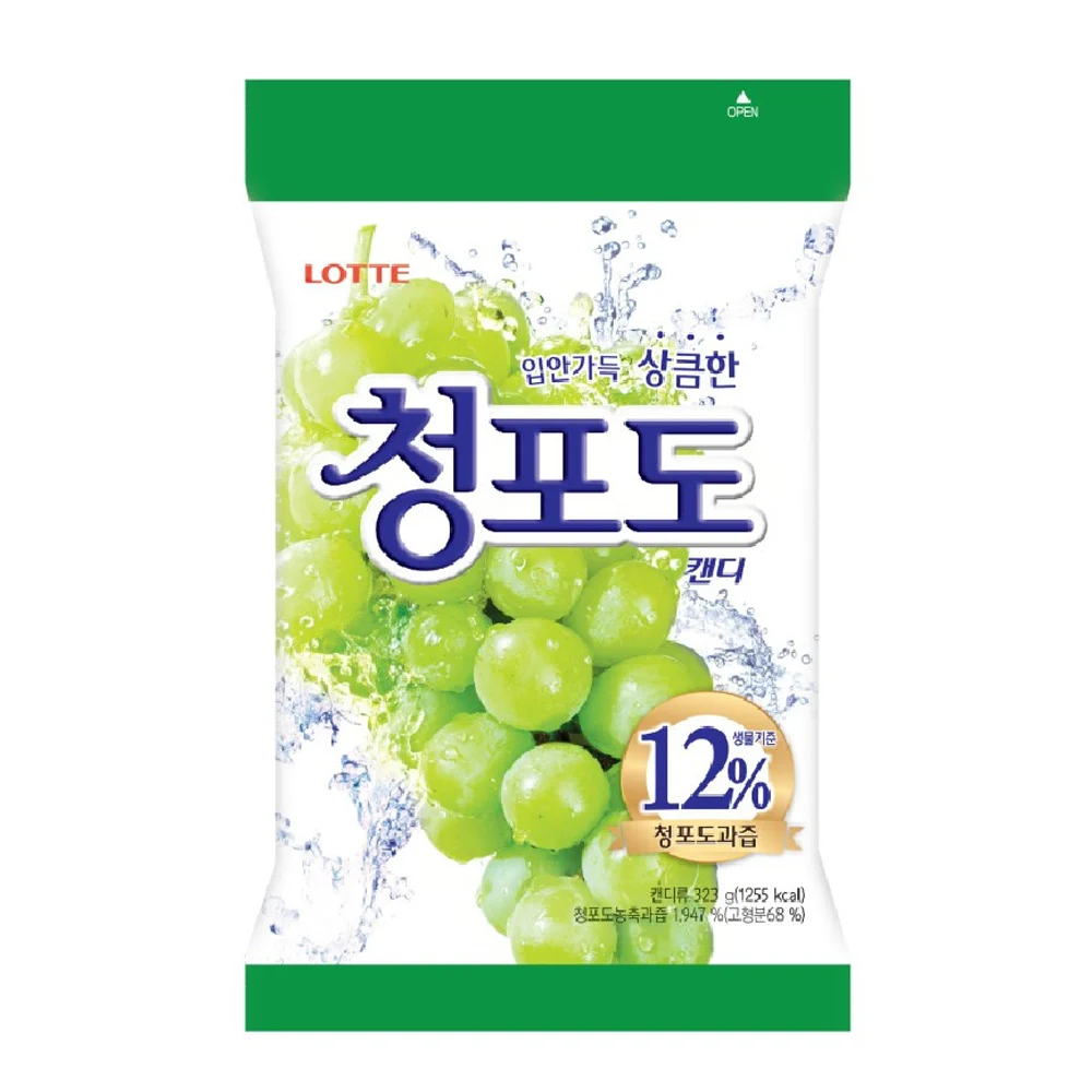 신세계인터넷면세점-바프-CookieSnack-롯데 청포도캔디 (323g)
