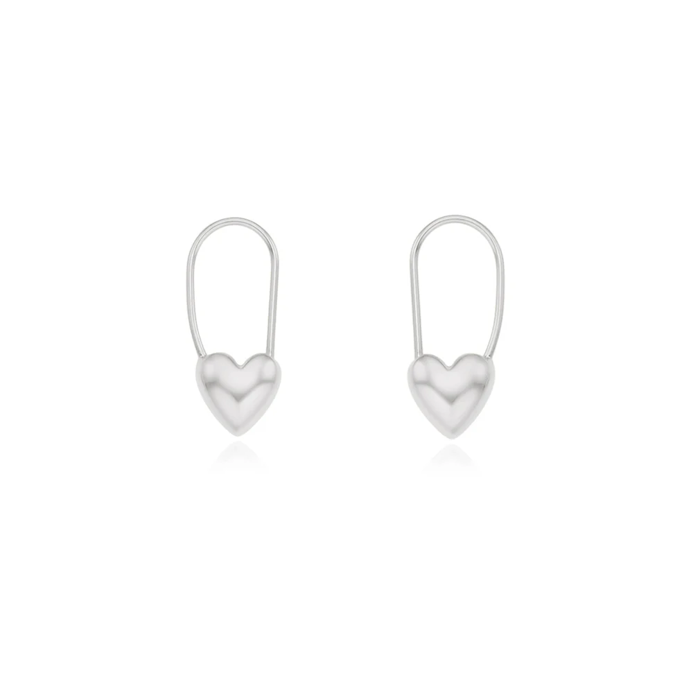 신세계인터넷면세점-이니비니-earring-실버 하트 후크 귀걸이(W)