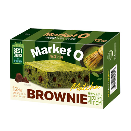 (Orion) Matcha Brownie 12P (抹茶布朗尼蛋糕 12块)