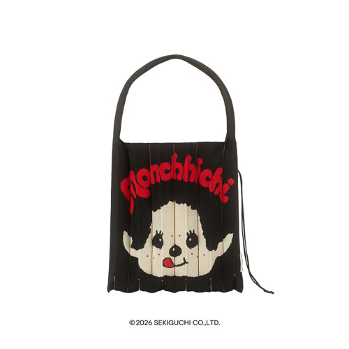 Lucky Pleats Knit L Monchhichi Boy Black