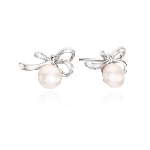 [레드벨벳 슬기 착용] around a ribbon Pearl earrings