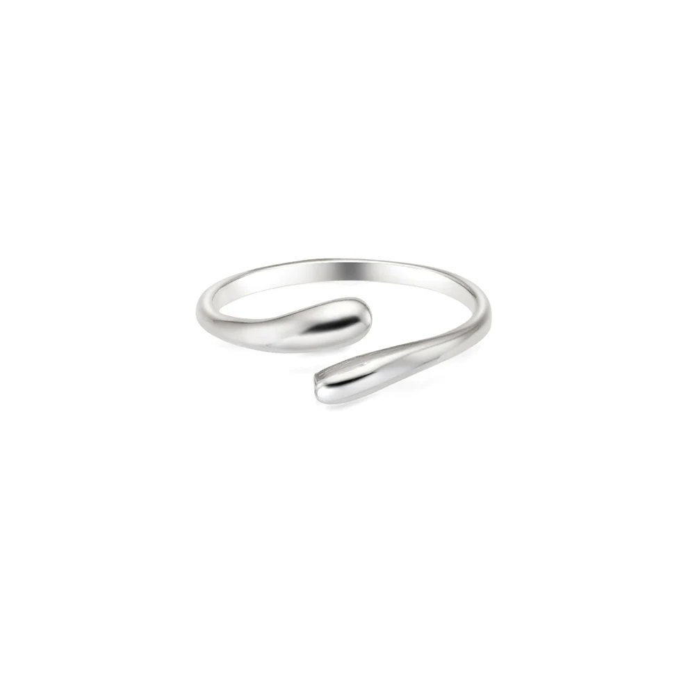 신세계인터넷면세점-이니비니-ring-실버 듀오 드롭 오픈 반지