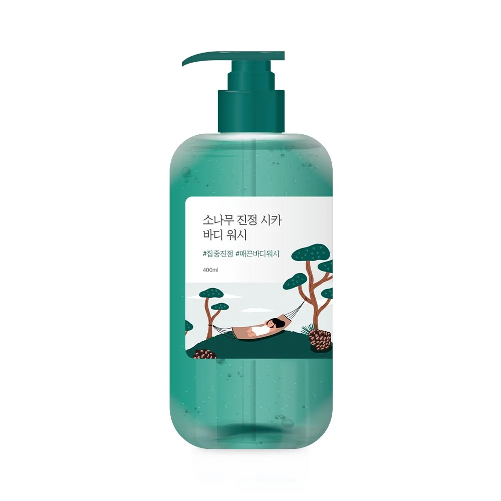 신세계인터넷면세점-라운드랩-Shower-Bath-소나무 시카 바디워시 400ml
