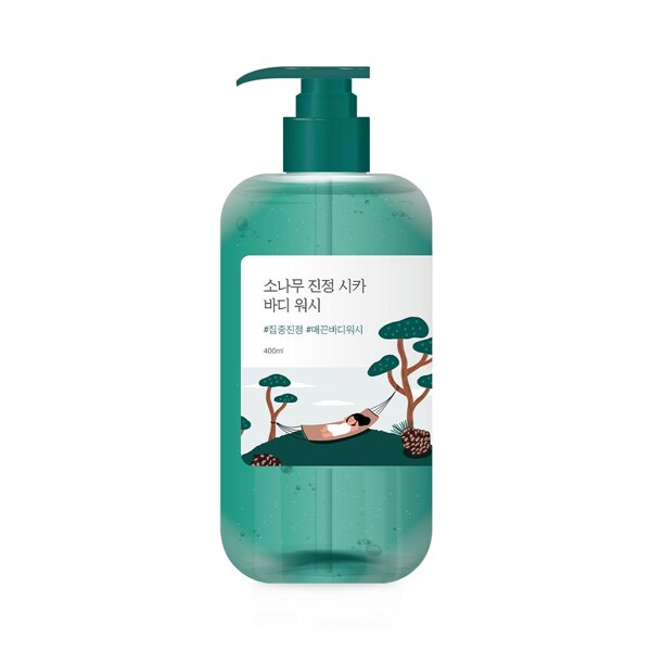 신세계인터넷면세점-라운드랩-Shower-Bath-소나무 시카 바디워시 400ml