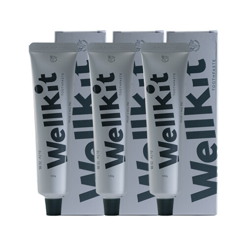 韩际新世界网上免税店-wellkit-dental-Premium Toothpaste 100g x 3pcs 牙膏