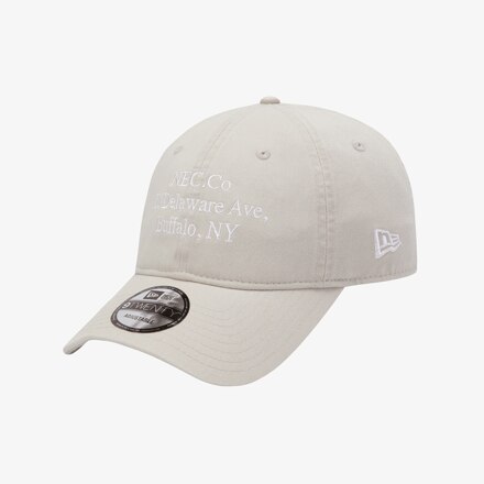 920 New Era Chino Script Unstructured Ball Cap Stone 棒球帽