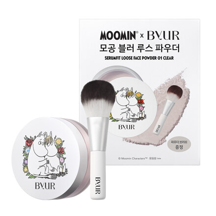 SERUMFIT LOOSE FACE POWDER 散粉 01 透明色 配刷限定套装