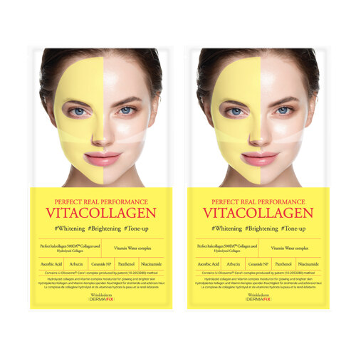 DERMAFIX PERFECT REAL PERFORMANCE VITA COLLAGEN MASK (8 SHEETS) 2SET 面膜 8片x2