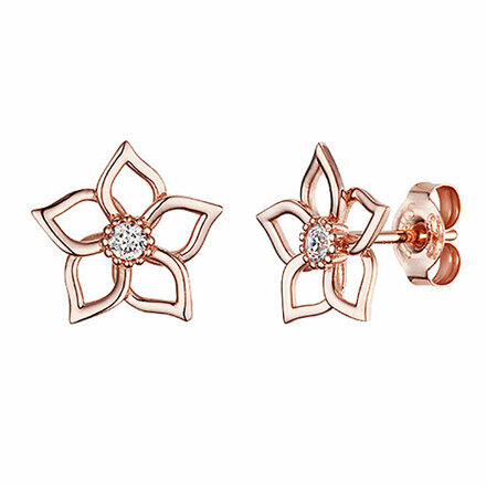 PINK GOLD 꽃귀걸이