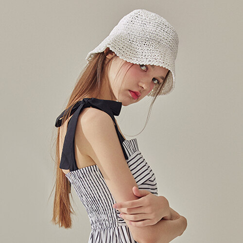 신세계인터넷면세점-비키니밴더-Fashion_Accessories-로니 스트로 버킷햇 - white ONE SIZE