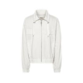 (UNISEX) AMI ZIPPED WINDBREAKER HJK051.PA0009 (CHALK)