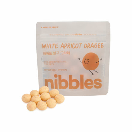 Nibbles 白巧克力杏干拖拉巧克力