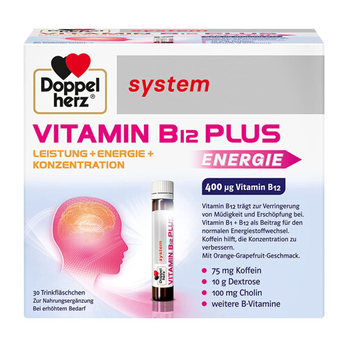 韩际新世界网上免税店-DOPPELHERZ-SUPPLEMENTS ETC-[免税专售] Vitamin B12 Plus 30瓶