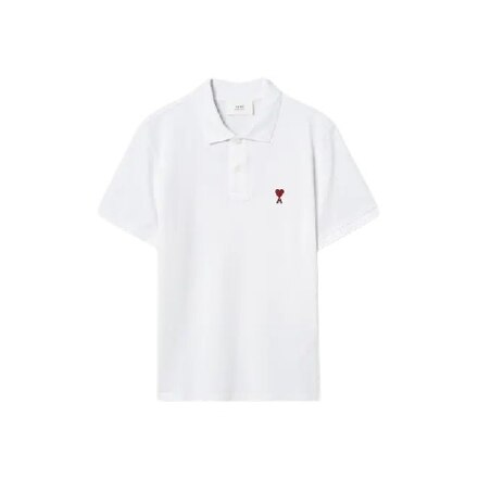 (UNISEX) RED AMI DE COEUR POLO SHIRT BFUPL001.760 (BLANC)