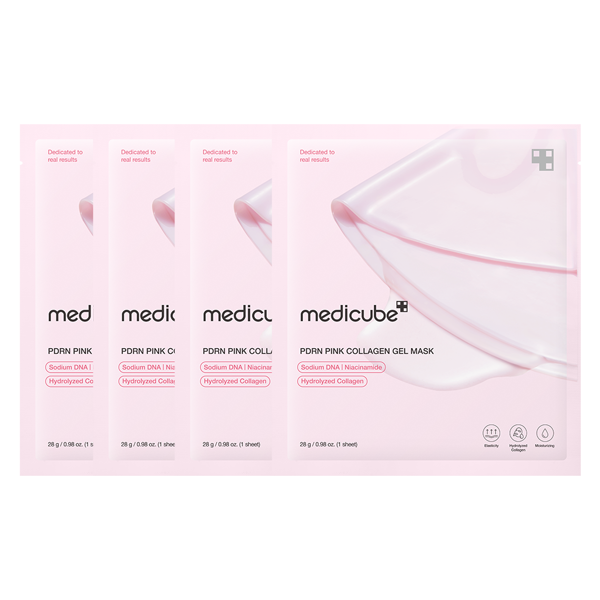 신세계인터넷면세점-메디큐브-FaceMasksTreatments-PDRN핑크콜라겐겔마스크_4매입