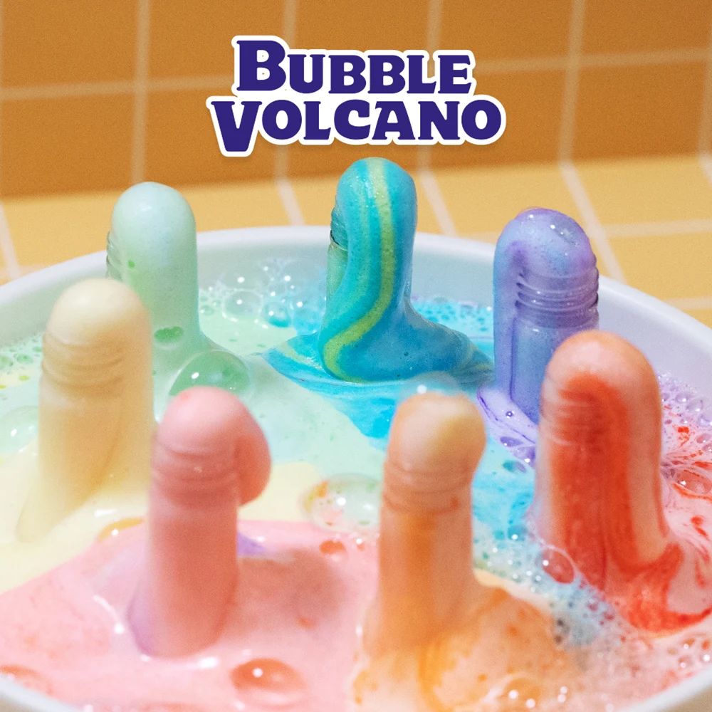 신세계인터넷면세점-스노우버디-Shower-Bath-버블 볼케이노 실험놀이 입욕제, 50g (아쿠아핑크)