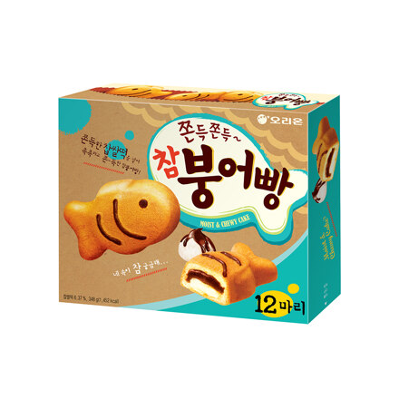 (Orion) Cham Bung-Eo-Ppang 12P (鲤鱼甜饼 12块)