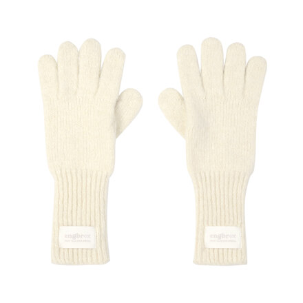 fizzy mood finger hole gloves_ivory