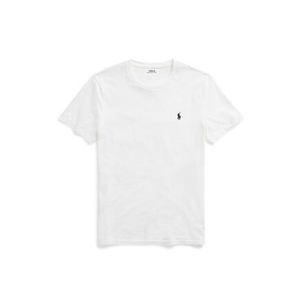 Custom Slim Fit Jersey 圆领T恤 - White