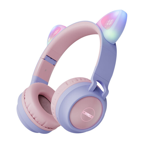 신세계인터넷면세점-디알고-earphone_headphone-청력보호 블루투스 키즈 헤드폰(핑크)