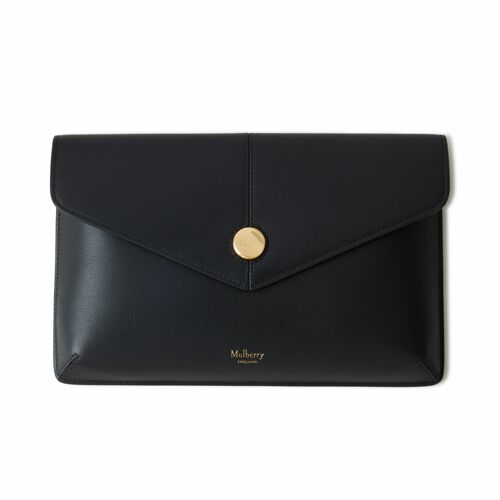 Press Stud Envelope Pouch  Micro Classic Grain