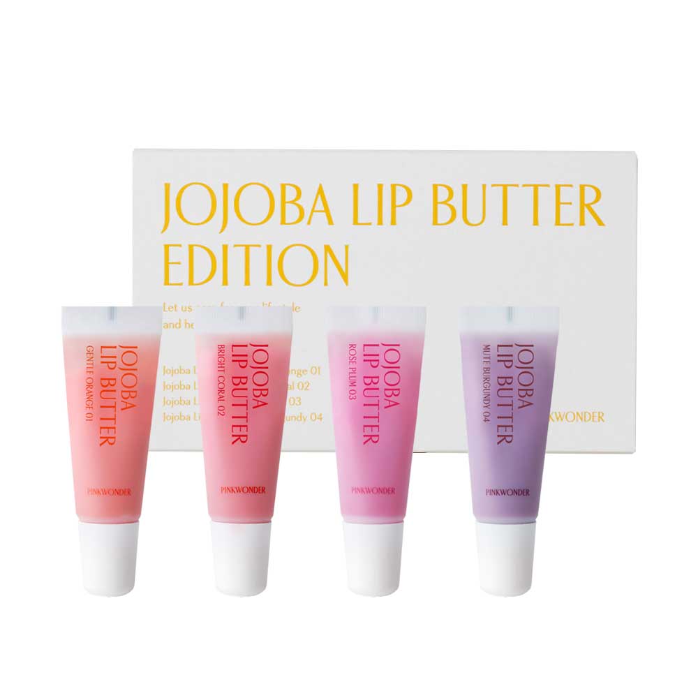[使用期限 : 26.08] Jojoba Lip Butter Edition (4pcs) (护唇膏套装)